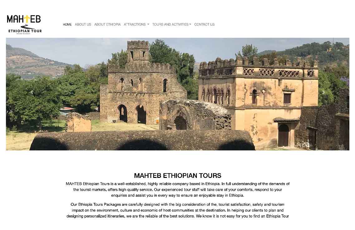 Webdesign Dienst Überlingen, Mahteb Ethiopian Tours