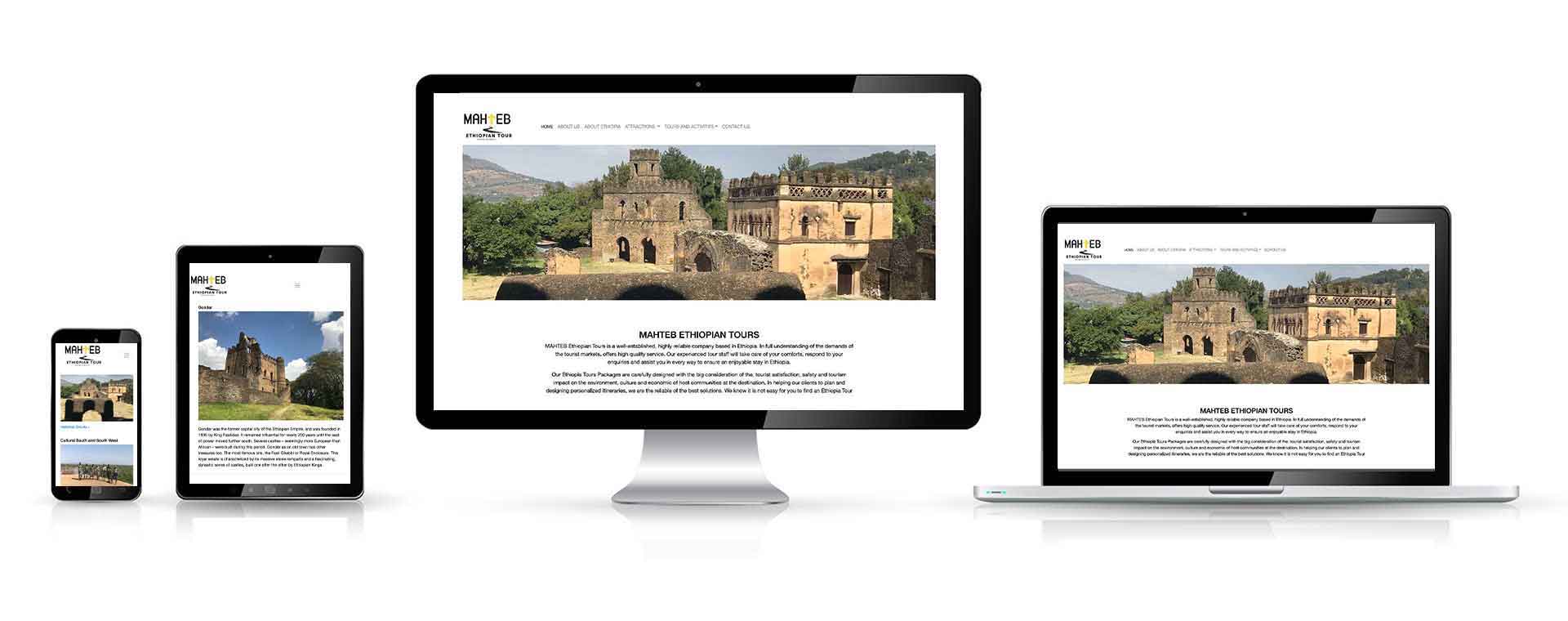 Webdesign Service Überlingen, Responsive Website Mahteb Ethiopian Tours