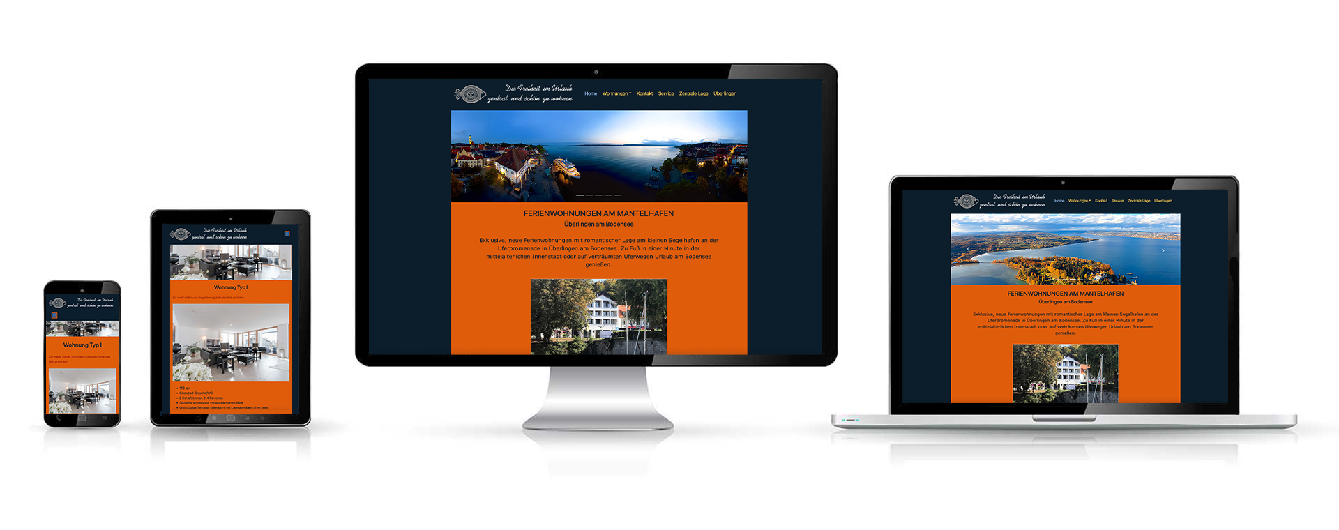 Exklusive Ferienwohnungen Überlingen, Webdesign Dienst Überlingen