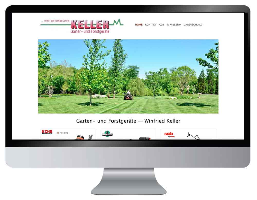Webdesign Dienst Überlingen - Projekt Garten- und Forstgeräte Überlingen